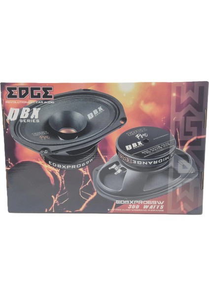 Pro Oval Midrange - Edge EDBXPRO69W 300W 150RMS Oval Midrange - Edge Pro Kayık Midrange Hoparlör fırsatları