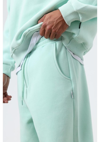 Yıkamalı Baggy Eşofman Alt Mint fırsatları