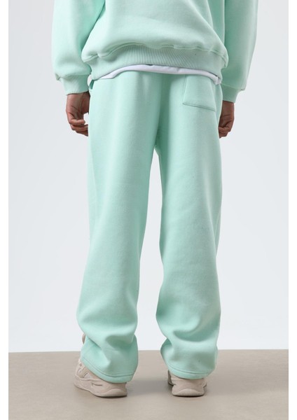 Yıkamalı Baggy Eşofman Alt Mint indirimleri