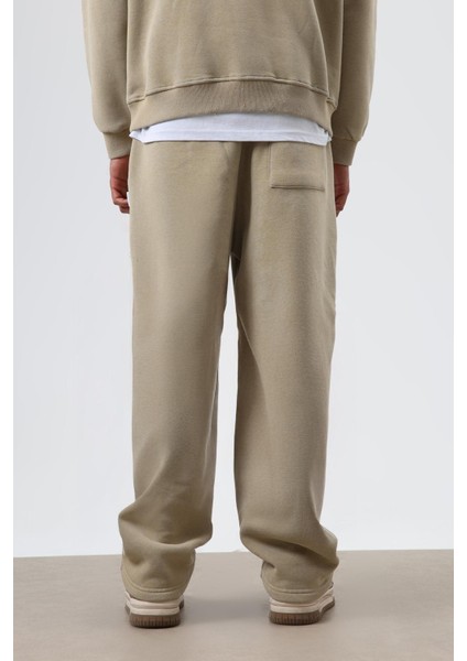 Yıkamalı Baggy Eşofman Alt Haki fırsatları