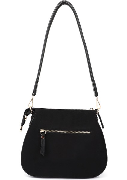 Kadın Siyah Süet Uzun Askılı Omuz Çantası fırsatları