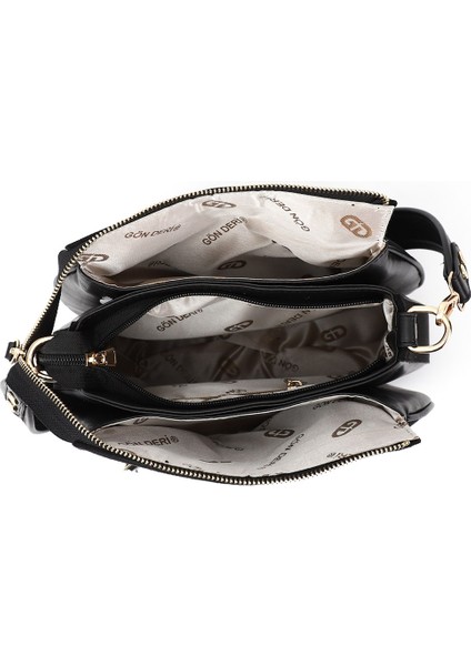 Kadın Siyah Süet Uzun Askılı Omuz Çantası indirimleri