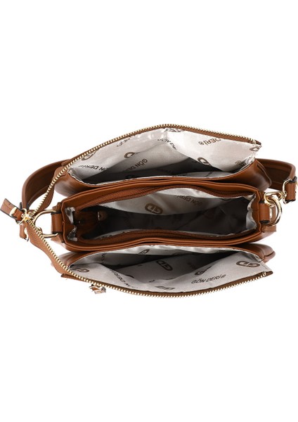 Kadın Taba Süet Uzun Askılı Omuz Çantası indirimleri