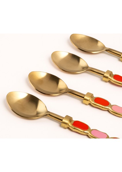 Rampur Çelik - Pirinç Çkb Seti 2X15X0.3 cm Kırmızı - Pembe fırsatları