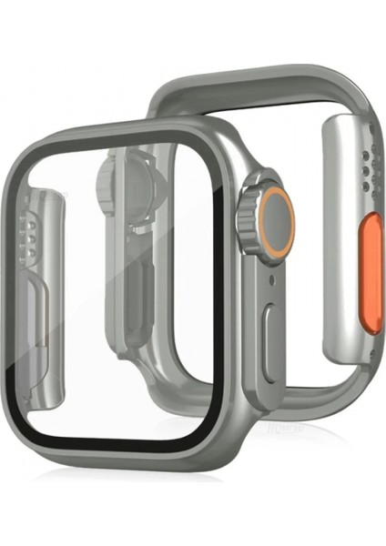 Apple Watch 44MM Watch 49MM Kasa Dönüştürücü ve Ekran Koruyucu - Yıldız Işığı