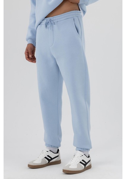 Basic Paça Lastikli Eşofman Alt Bebe Mavi fiyatları