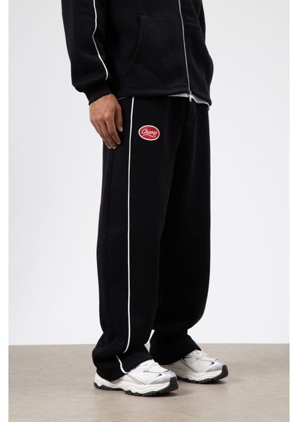 Çizgi Detaylı Oversize Eşofman Takım Siyah fiyatları