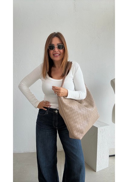 Örme Desen Vizon Çanta