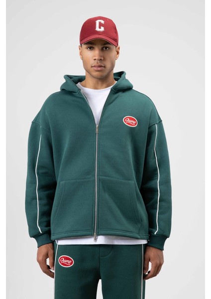 Çizgi Detaylı Oversize Eşofman Takım Nefti fırsatları