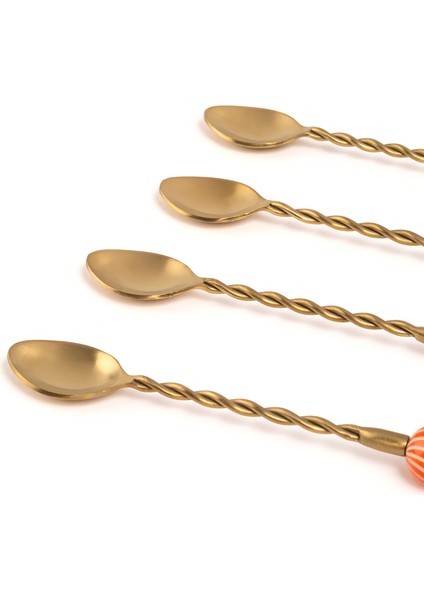 Rampur Çelik - Pirinç Çkb Seti 3X15X1 cm Altın - Turuncu fırsatları