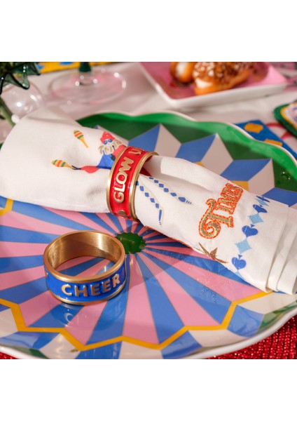 Rampur Çelik - Pirinç Peçete Halkası 5 cm Altın - Renkli fiyatları