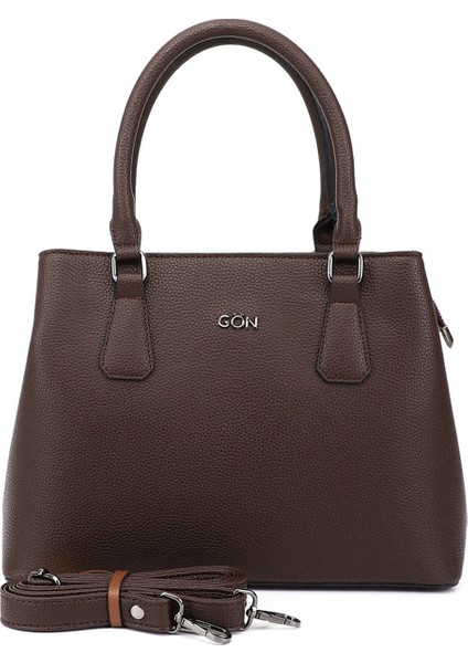 Kadın Kahverengi El ve Omuz Çantası