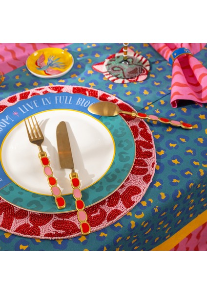 Rampur Çelik - Pirinç Çkb Seti 4X23X2 cm Kırmızı - Pembe fiyatları