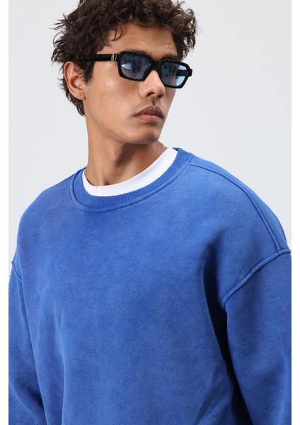 Basic Oversize Yıkamalı Sweatshirt Saks fiyatları