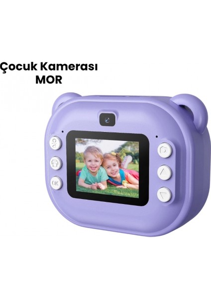 Termal Baskı Özellikli Mini Kamera Mor