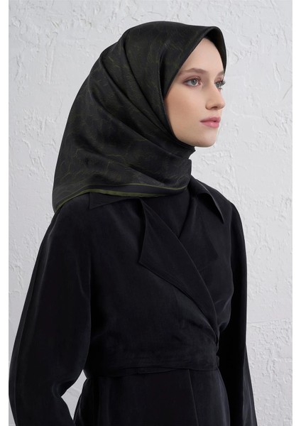 Klasik Desen Twill Ipek Eşarp -2025/2026 -9408D 50 fiyatları