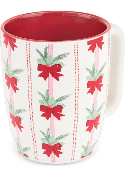 New Year Yılbaşı Red Bow Soft Touch Kupa 440 ml fiyatları