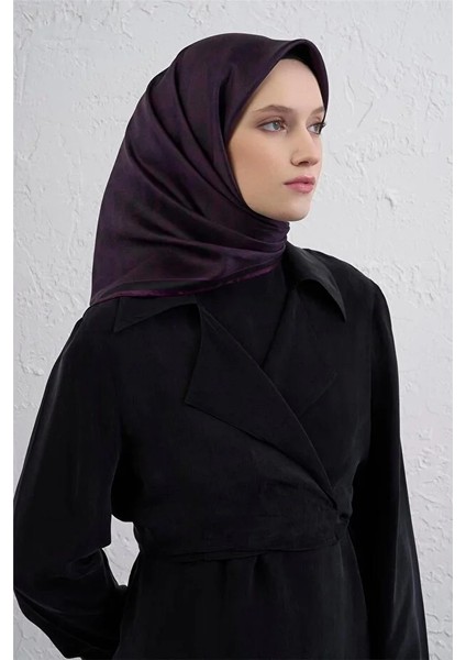 Klasik Desen Twill Ipek Eşarp -2025/2026 -9408D 04