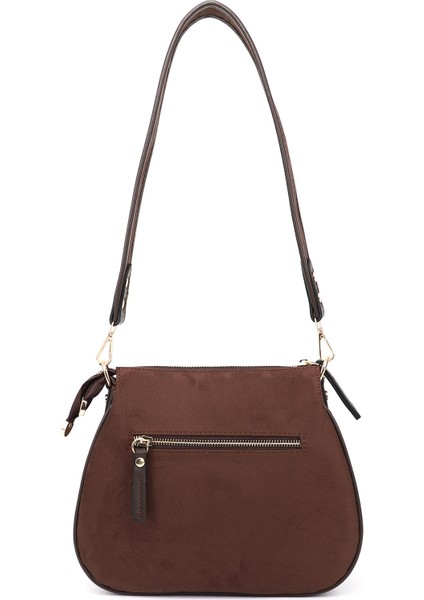 Kadın Kahve Süet Uzun Askılı Omuz Çantası fırsatları