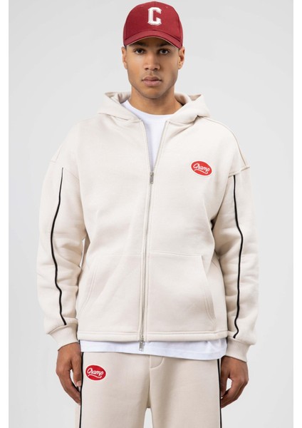 Çizgi Detaylı Oversize Eşofman Takım Taş modelleri