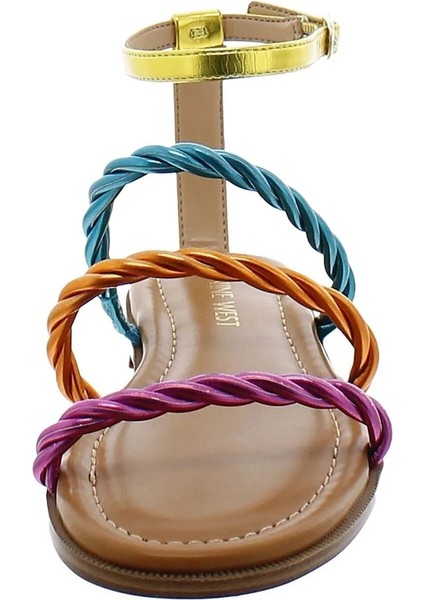 Womens Ipster3 Faux Leather Strappy Sandals modelleri