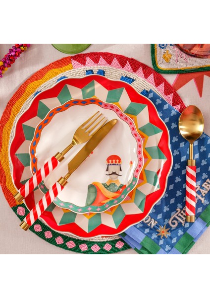 Rampur Çelik - Pirinç Çkb Seti 5X24 cm Altın- Kırmızı indirimleri