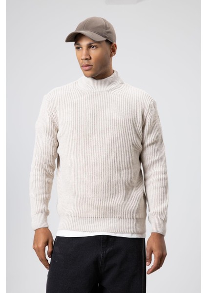 Yarım Balıkçı Yaka Triko Kazak Taş modelleri