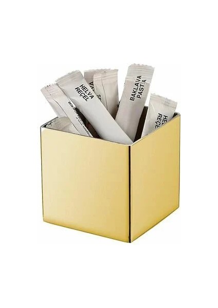 Kare Çubuk Şekerlik Altın 6x6