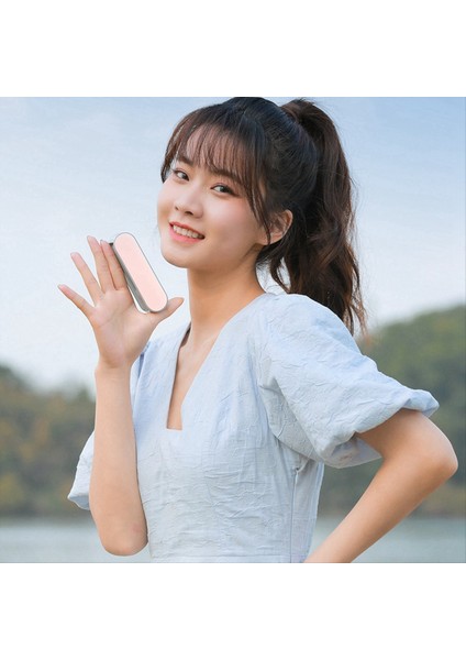 Taşınabilir El Fan Mini Sessiz USB Şarj Masaüstü Katlanır Fan Küçük ve Basit Fan (Pembe) (Yurt Dışından) modelleri