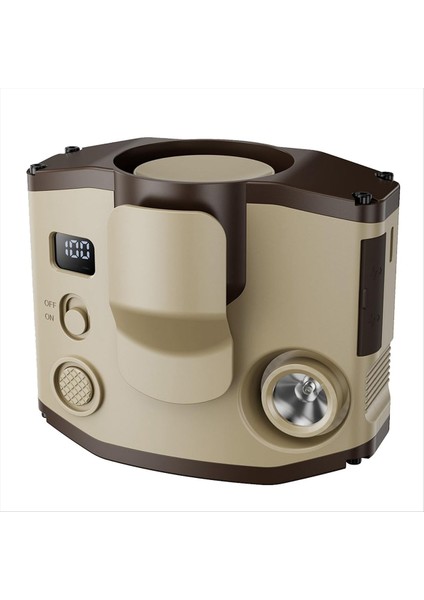 Taşınabilir Mini Bel Klips Fanı, 8000MAH Pille Çalıştırılan Elsiz Giyilebilir Kolye Fanı, Güçlü Soğutma Fanı Haki (Yurt Dışından)