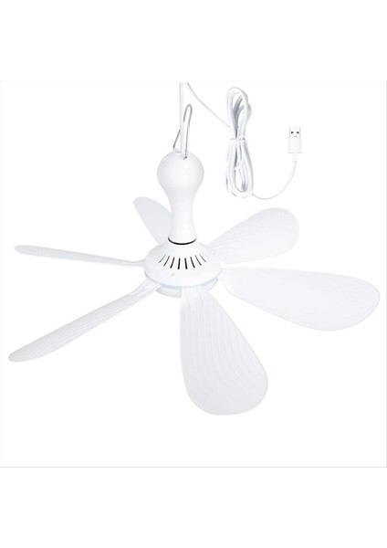 Sessiz 6 Kamp Yatağı Yatağı Çadır Için USB Powered Tavan Kanopi Fan Asma Fanı Bırakır (Yurt Dışından)
