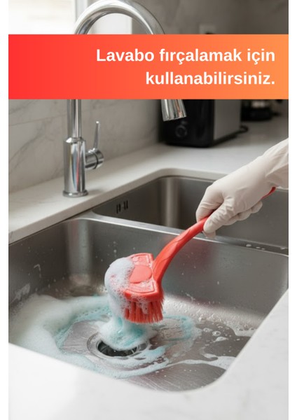 Mutfak Lavabo Duşakabin ve Küvet Fırçası - Kaliteli Plastik - Lavabo, Duşakabin, Küvet ve Banyo Fırçası fiyatları