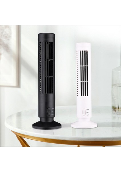 Tower Fan Mini Masaüstü Bladess Fan, Öğrenci Ofisi Ev Dikey Masaüstü Fan, Ev Ofis ve Yatak Odası Için Uygun (Yurt Dışından) modelleri