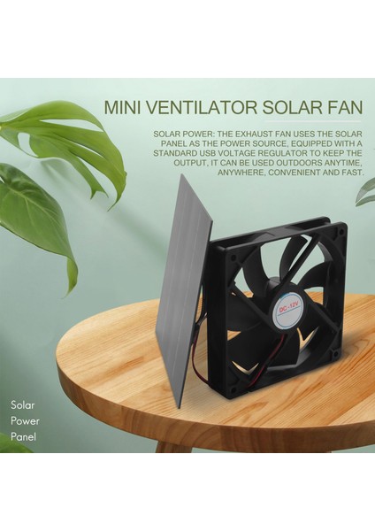 20W Güneş Egzoz Fanı Hava Exprector 6 Inç Mini Ventilatör Köpek Tavuk Evi Serası Rv Için Powered Fan Rv (Yurt Dışından) fırsatları