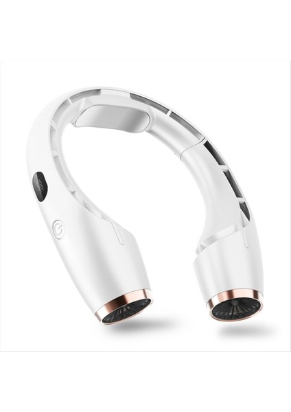 Yarıiletken Soğutma Asılı Boyun Fanı Taşınabilir Klima 4000MAH 360 Dış Soğutucu Beyaz Için Surround (Yurt Dışından)