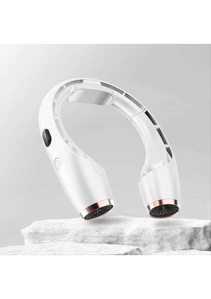 Yarıiletken Soğutma Asılı Boyun Fanı Taşınabilir Klima 4000MAH 360 Dış Soğutucu Beyaz Için Surround (Yurt Dışından) modelleri