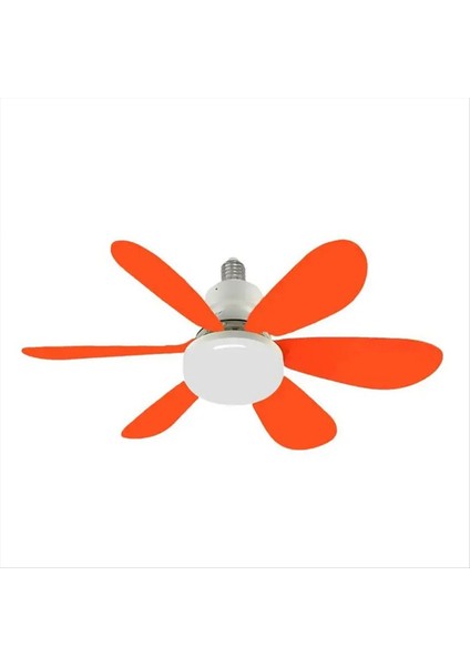 Tavan Fanında Tavan Fanları E27/26 Soket Vidası Tavan Fanı Soket Fanı Işıklı Tavan Fanlar Turuncu, B (Yurt Dışından)