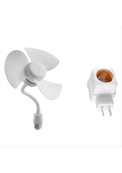 E27 Vidalı Evrensel Fan, 3 Bıçak E27 Iplik Taban Tavan Fanı, Düşük Gürültü Soğutma Fanı, E27 Iplik Tavan Fanı (Yurt Dışından)