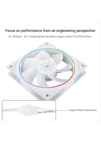 TL-S12RW X3 Cpu Fan 120MM Ters Fan Kılıfı Soğutucu Fan, 1500RPM Hızlı Cpu Soğutma Fanı Argb Aydınlatma ile Gelir (Yurt Dışından) fırsatları