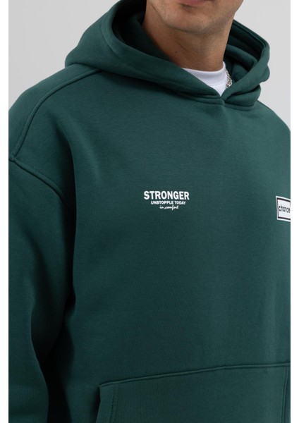 Oversize Arka Baskılı Sweatshirt Nefti modelleri