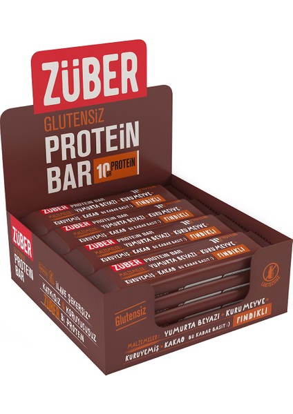 Fındıklı Protein Bar 40gr X 12 Adet