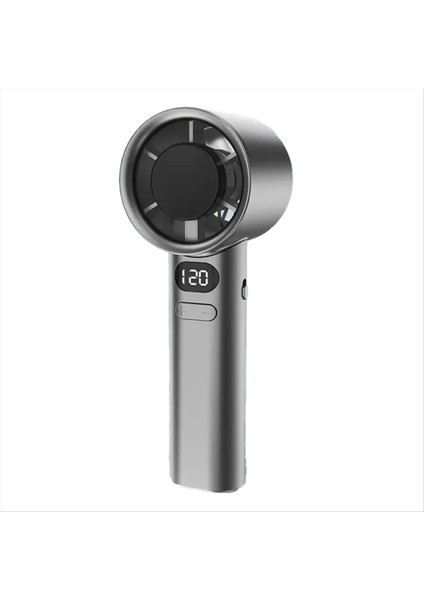 120 Gear Handheld Fan Taşınabilir 120 Rüzgar Hızı Mini Bladess El Fanları Şarj Edilebilir Ofis USB Electric Fan (Yurt Dışından)
