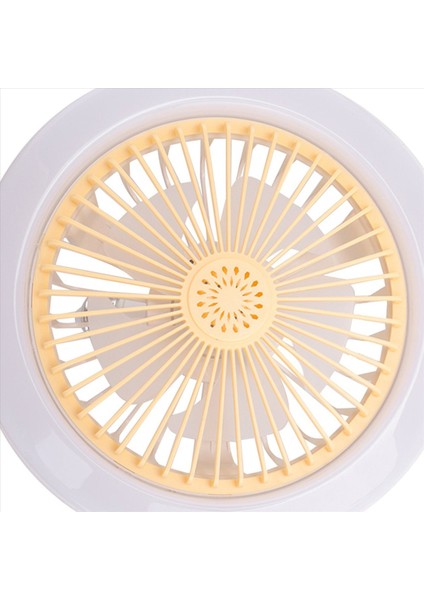 E27 Tavan Fanı, Kapalı Düşük Fan Işığı, Gizli Elektrikli Fan Gimbal Lamba Tutucu (Krem Rengi) (Yurt Dışından) fırsatları