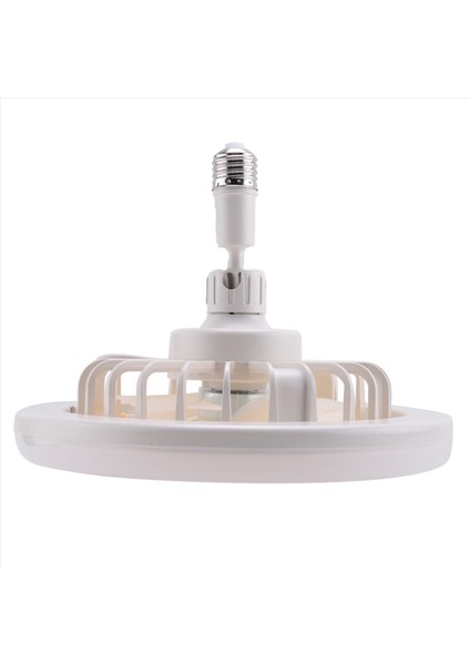 E27 Tavan Fanı, Kapalı Düşük Fan Işığı, Gizli Elektrikli Fan Gimbal Lamba Tutucu (Krem Rengi) (Yurt Dışından) indirimleri