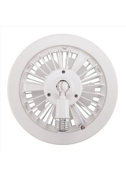 E27 Tavan Fanı, Kapalı Düşük Fan Işığı, Gizli Elektrikli Fan Gimbal Lamba Tutucusu (Beyaz) (Yurt Dışından) indirimleri