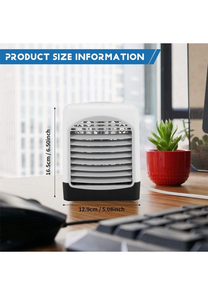 Taşınabilir Mini Masaüstü Klima USB Küçük Fan Soğutma Nemlendirici Aromaterapi Hava Soğutucu Buzlu Su Deposu (Yurt Dışından) indirimleri