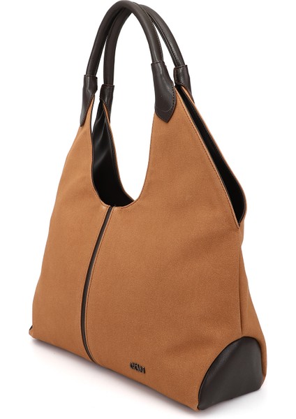 Kadın Taba Süete Kahve Omuz Çantası modelleri