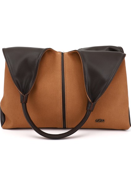 Kadın Taba Süete Kahve Omuz Çantası indirimleri