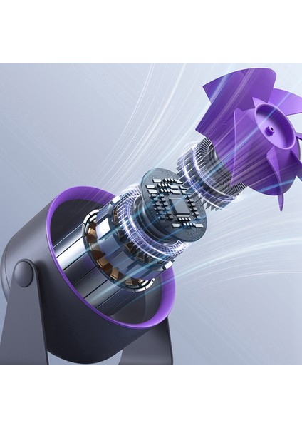 Sessiz Masaüstü Elektrik Fan 360 ° Rotasyon Ev Ofisi USB Şarj Taşınabilir Hava Soğutma Dolaşım Fan (Yurt Dışından) modelleri