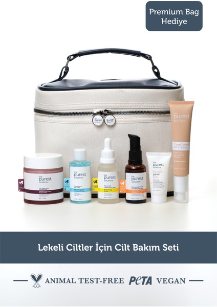 Lekeli Ciltler Için Cilt Bakım Seti